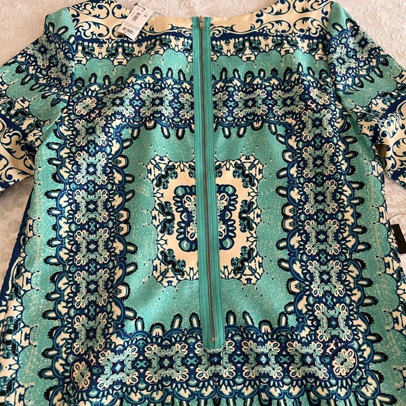 Teal short dress - Picture 4 of 7